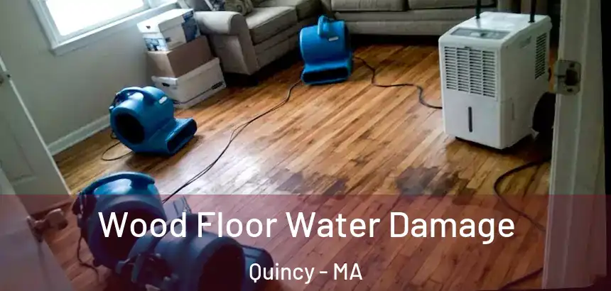 Wood Floor Water Damage Quincy - MA